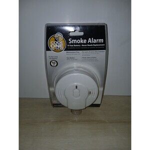 Code One Smoke Detector i9010 21009992 10 Year Battery W/ Ionization Sensor New